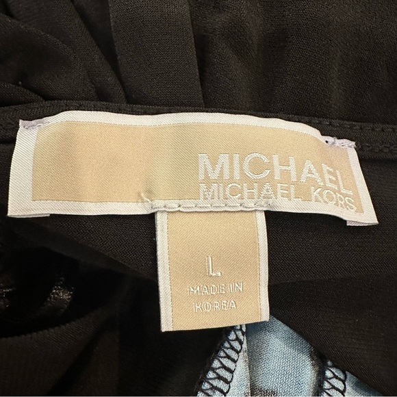 Michael Kors Professional Dress Tan Top Shirt Size Large Women Business Attire - Picture 3 of 7